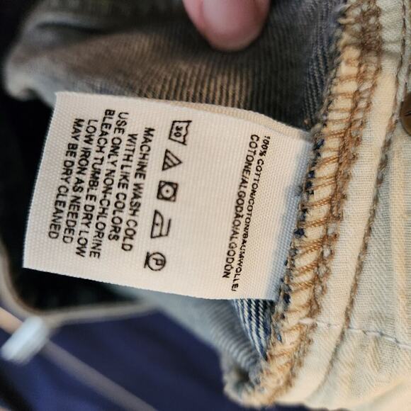 We The Free Size 26 Distressed Denim Mini Skirt - Picture 9 of 9